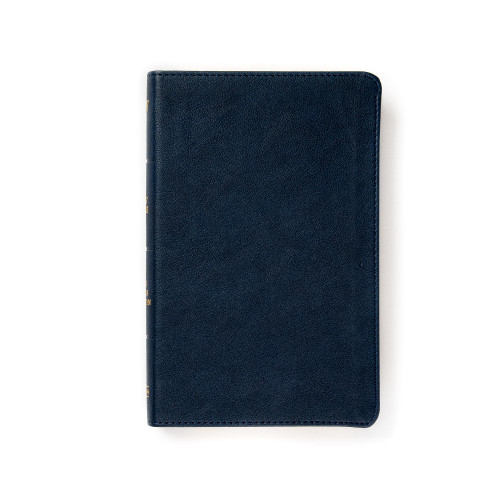 KJV Personal Size Bible, Navy LeatherTouch by Holman Bible Publishers, 9781087751382