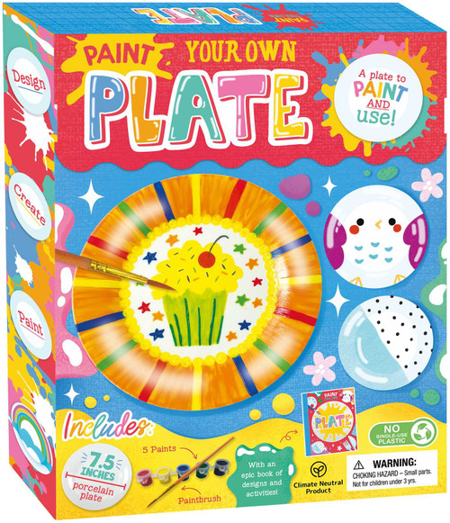 Paint Your Own Plate (Craft Box Set for Kids) by IglooBooks, Ophelie Ortal, 9781801086905