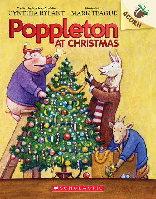 Poppleton at Christmas: An Acorn Book (Poppleton #5) by Cynthia Rylant, Mark Teague, 9781338566772
