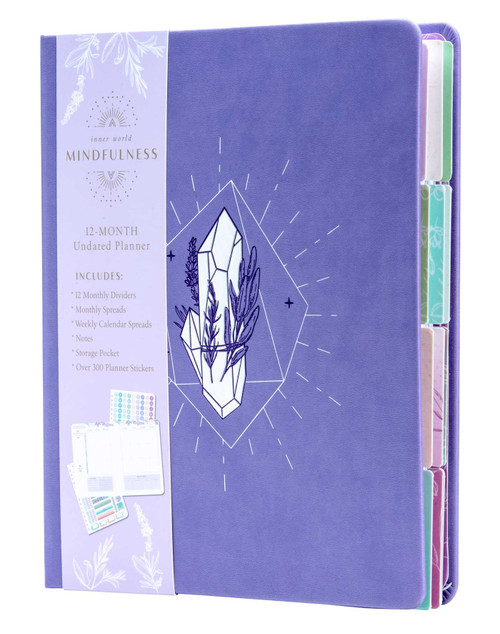 Mindfulness 12-Month Undated Planner by Insights, 9781647227005