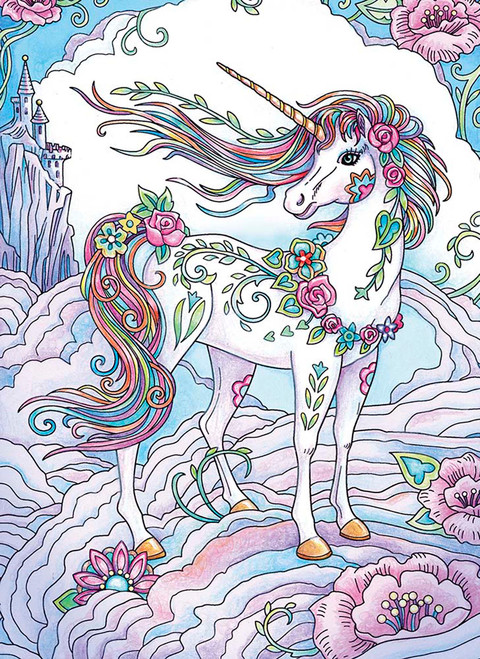 Magical Unicorn Notebook (Miniature Edition) by Marjorie Sarnat, 9780486848259
