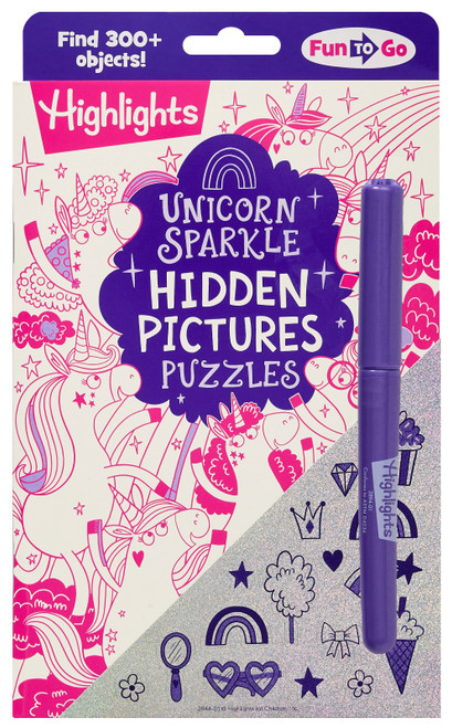 Unicorn Sparkle Hidden Pictures Puzzles (Find Over 300 Hidden Objects in this Unicorn-Themed Seek and Find Book for Kids 6 and Up) by Highlights, 9781644728444