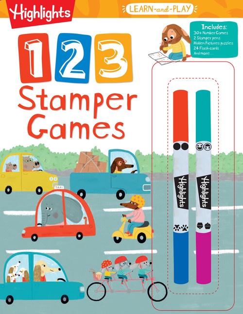 Highlights Learn-and-Play 123 Stamper Games by Highlights Learning, 9781644728314