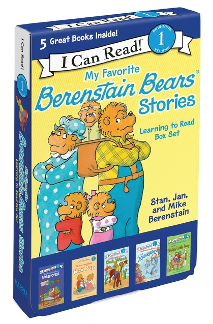 The Berenstain Bears 12-Book Phonics Fun! (Includes 12 Mini-Books Featuring Short and Long Vowel Sounds) by Mike Berenstain, Mike Berenstain, 9780062223463