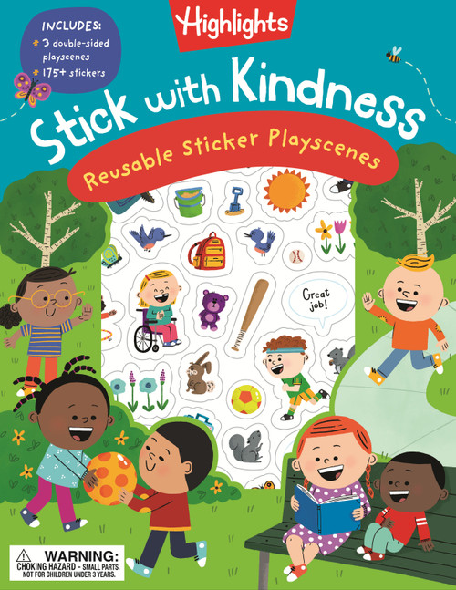 Stick with Kindness Reusable Sticker Playscenes by Highlights, 9781644726716