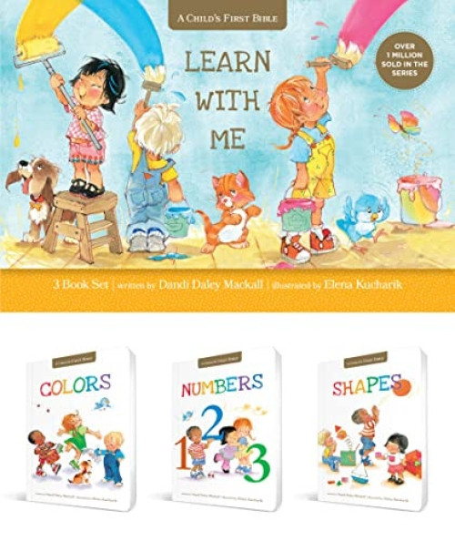 A Child's First Bible Learn with Me Set with Carrying Case by Dandi Daley Mackall, Elena Kucharik, 9781496451200