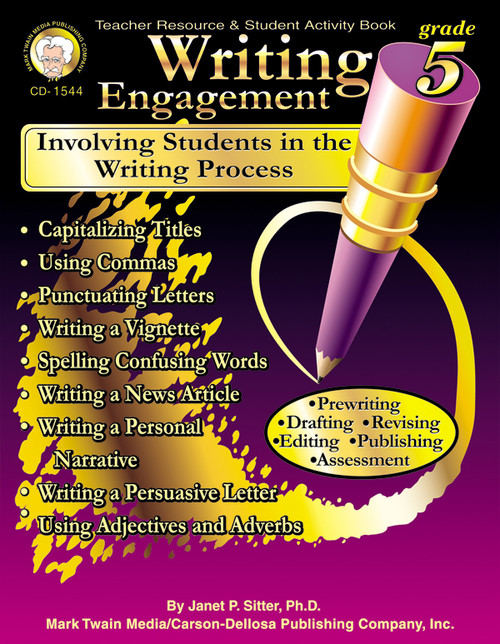 Writing Engagement, Grade 5 (Involving Students in the Writing Process) by Janet P. Sitter, 9781580371988