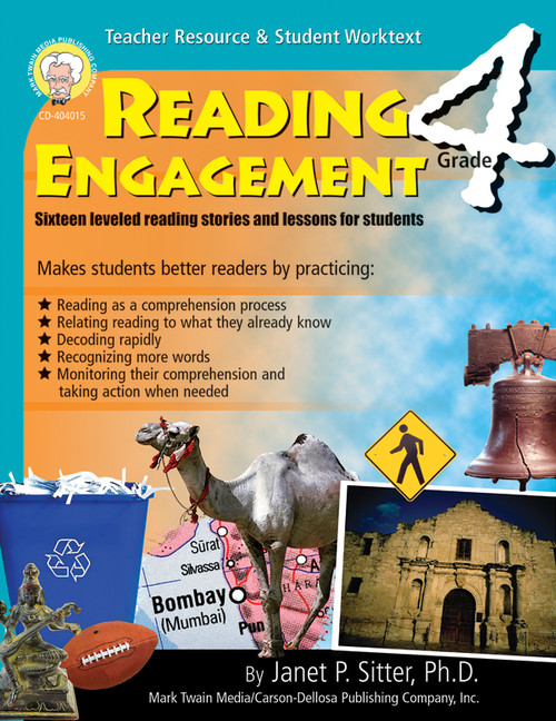 Reading Engagement, Grade 4 by Janet P. Sitter, 9781580372886