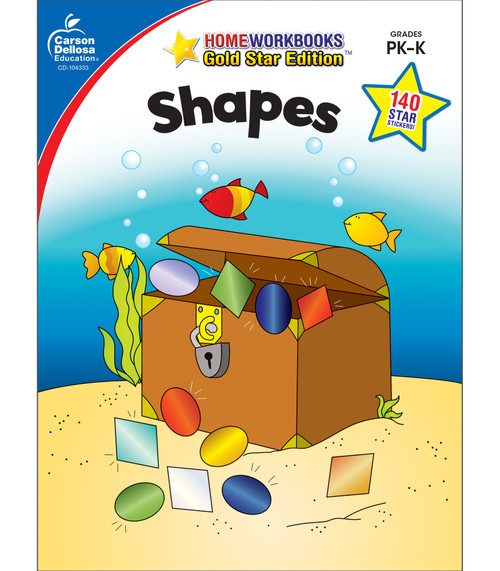 Shapes, Grades PK - K (Gold Star Edition) by Carson Dellosa Education, 9781604187649