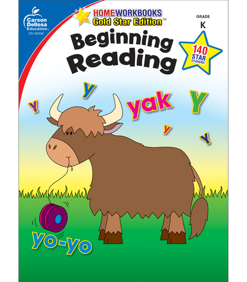 Beginning Reading, Grade K (Gold Star Edition) by Carson Dellosa Education, 9781604187731