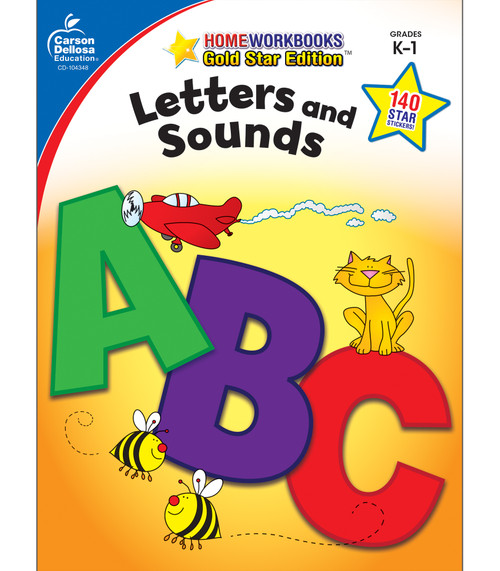 Letters and Sounds, Grades K - 1 (Gold Star Edition) by Carson Dellosa Education, 9781604187793