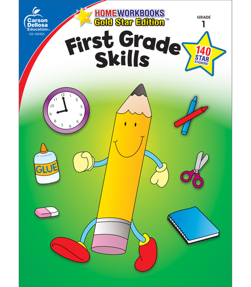 First Grade Skills (Gold Star Edition) by Carson Dellosa Education, 9781604187847