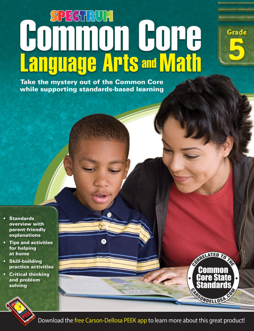 Common Core Language Arts and Math, Grade 5 by Spectrum, Spectrum, 9781483804538