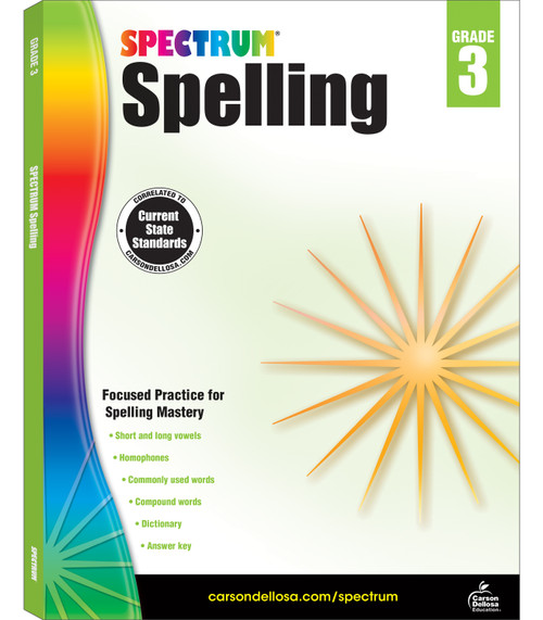 Spectrum Spelling, Grade 3 by Spectrum, 9781483811765