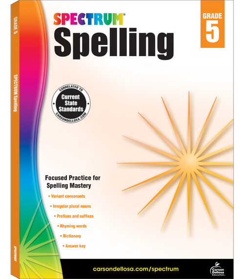 Spectrum Spelling, Grade 5 by Spectrum, 9781483811796