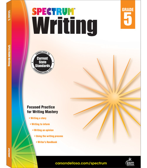 Spectrum Writing, Grade 5 by Spectrum, Carson Dellosa Education, 9781483812007