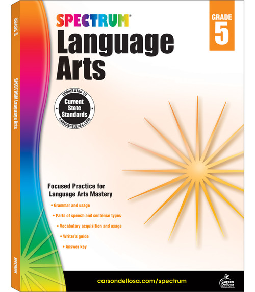 Spectrum Language Arts, Grade 5 by Spectrum, 9781483812090