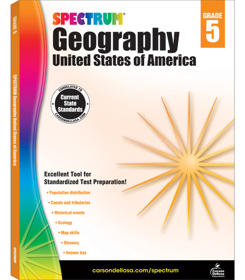 Spectrum Geography, Grade 5 (United States of America) by Spectrum, 9781483813028