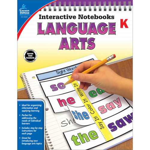 Language Arts, Grade K by Carson Dellosa Education, 9781483824673