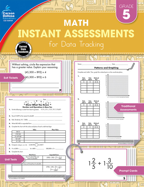 Instant Assessments for Data Tracking, Grade 5 (Math) by Redeana Davis Smith, 9781483836140