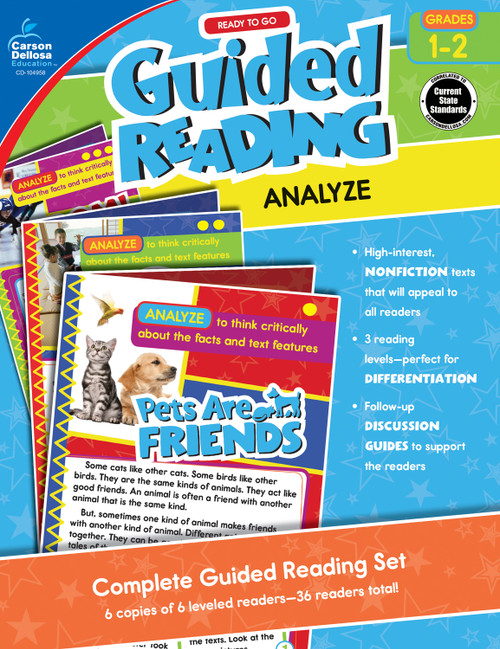 Ready to Go Guided Reading: Analyze, Grades 1 - 2 by Jeanette Moore, 9781483839752