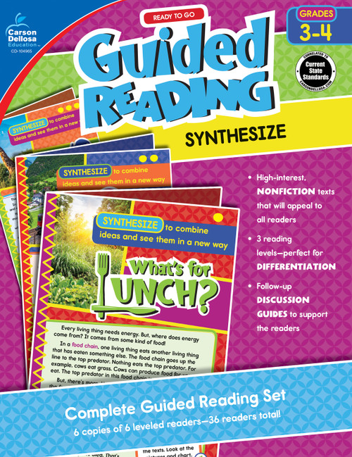 Ready to Go Guided Reading: Synthesize, Grades 3 - 4 by Carson Dellosa Education, Christine Schwab, 9781483839820