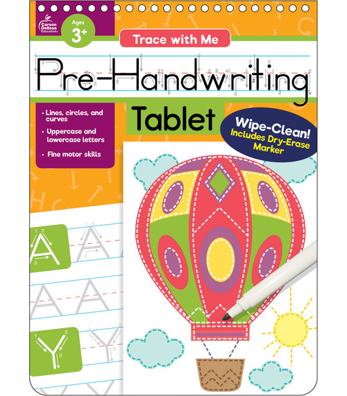 Trace with Me Pre-Handwriting Tablet by Carson Dellosa Education, 9781483855486