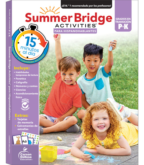 Summer Bridge Activities Spanish PreK-K, Grades PK - K by Summer Bridge Activities, Carson Dellosa Education, 9781483865263