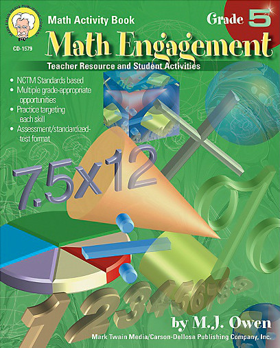 Math Engagement, Grade 5 (Teacher Resource and Student Activities) by Melissa J. Owen, 9781580372336
