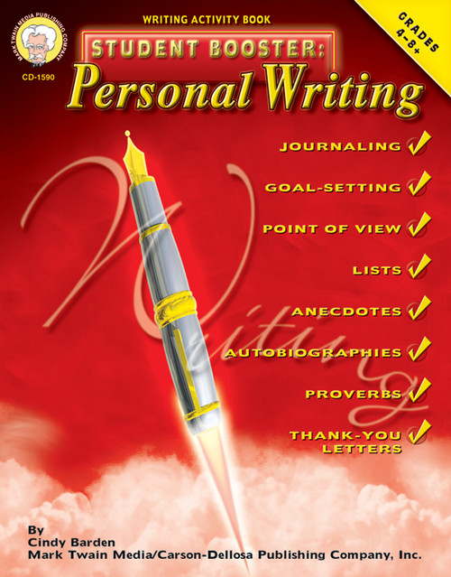 Student Booster: Personal Writing, Grades 4 - 8 by Cindy Barden, 9781580372442