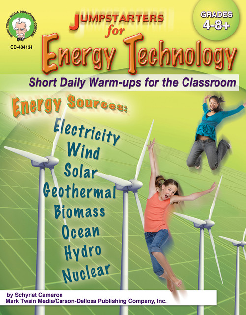 Jumpstarters for Energy Technology, Grades 4 - 12 by Schyrlet Cameron, 9781580375603