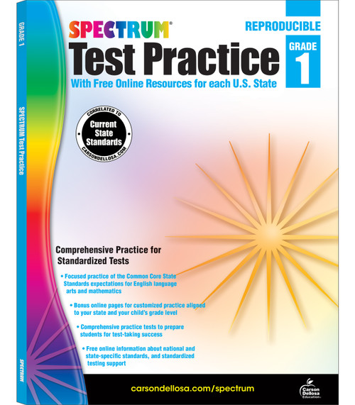 Spectrum Test Practice, Grade 1 by Spectrum, Carson Dellosa Education, 9781620575932