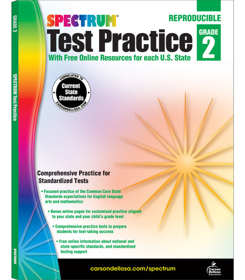 Spectrum Test Practice, Grade 2 by Spectrum, Carson Dellosa Education, 9781620575949