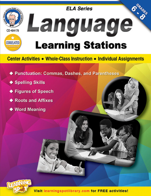 Language Learning Stations, Grades 6 - 8 by Schyrlet Cameron, Suzanne Myers, 9781622230013