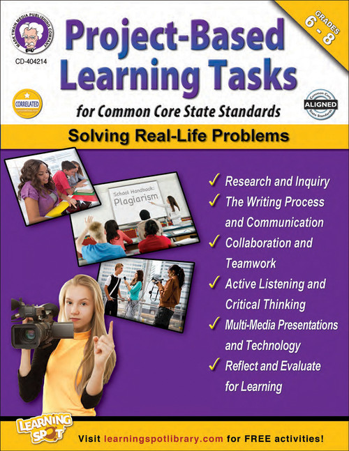 Project-Based Learning Tasks for Common Core State Standards , Grades 6 - 8 by Schyrlet Cameron, Carolyn Craig, 9781622234639