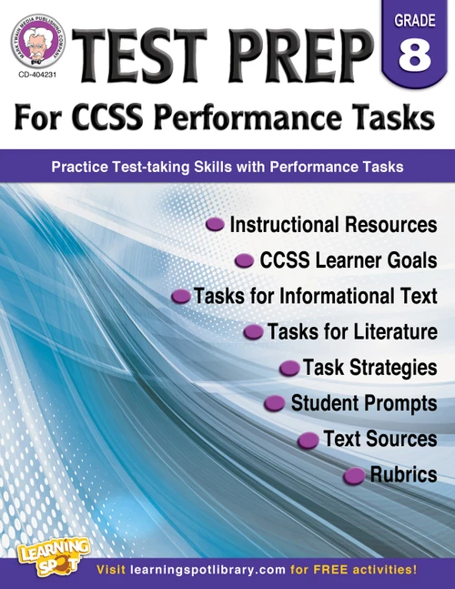 Test Prep for CCSS Performance Tasks, Grade 8 by Schyrlet Cameron, Carolyn Craig, 9781622235285
