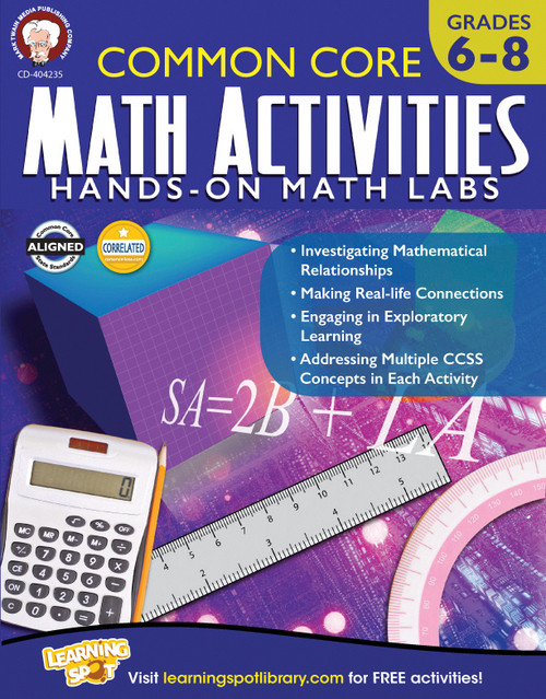 Common Core Math Activities, Grades 6 - 8 by Karise Mace, 9781622235322