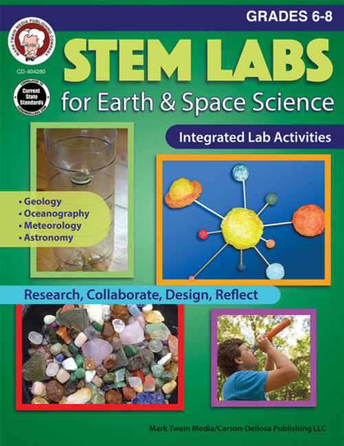 STEM Labs for Earth & Space Science, Grades 6 - 8 by Schyrlet Cameron, Carolyn Craig, 9781622236398