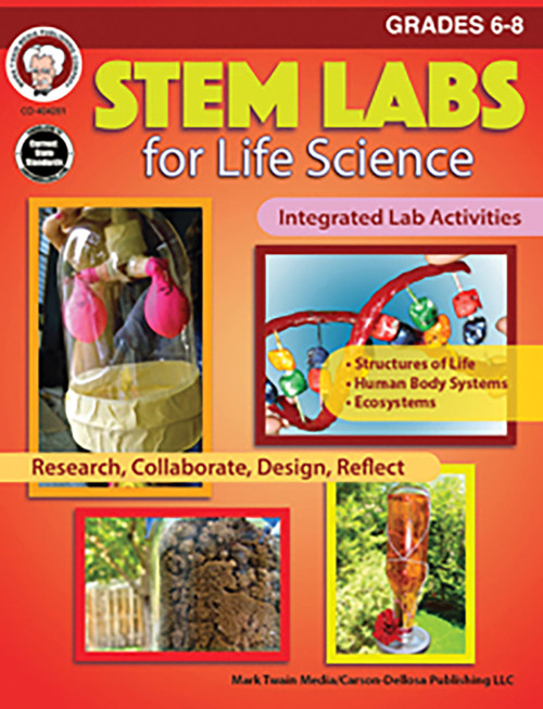 STEM Labs for Life Science, Grades 6 - 8 by Schyrlet Cameron, Carolyn Craig, 9781622236404