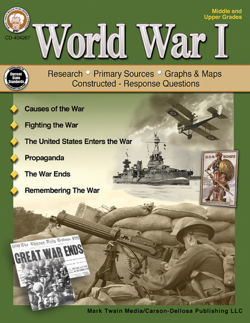 World War I, Grades 6 - 12 by Janie Doss, 9781622236466