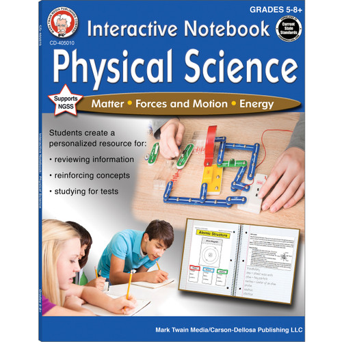 Interactive Notebook: Physical Science, Grades 5 - 8 by Schyrlet Cameron, Carolyn Craig, 9781622236879