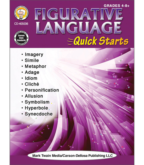 Figurative Language Quick Starts Workbook by Jane Heitman, 9781622237708