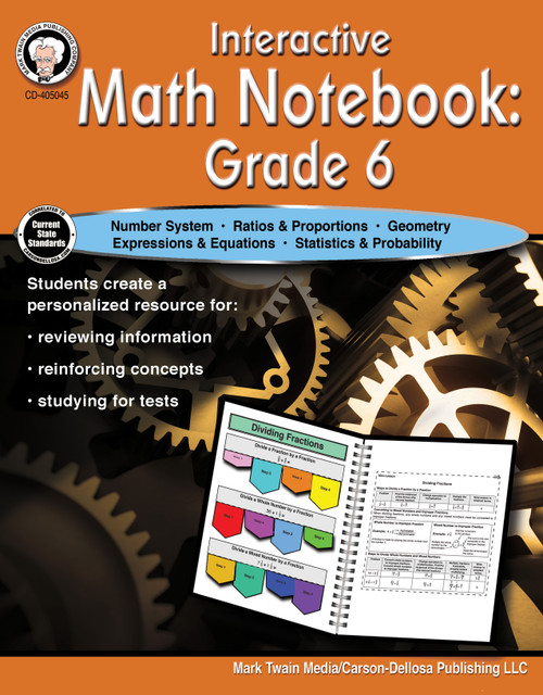 Interactive Math Notebook Resource Book, Grade 6 by Schyrlet Cameron, Carolyn Craig, 9781622238132