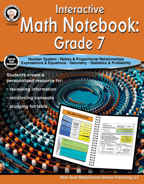 Interactive Math Notebook Resource Book, Grade 7 by Schyrlet Cameron, Carolyn Craig, 9781622238149