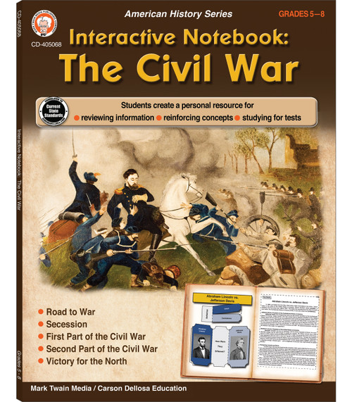 Interactive Notebook: The Civil War by Schyrlet Cameron, 9781622238606