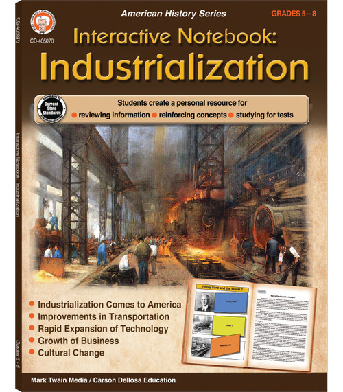 Interactive Notebook: Industrialization by Schyrlet Cameron, 9781622238620