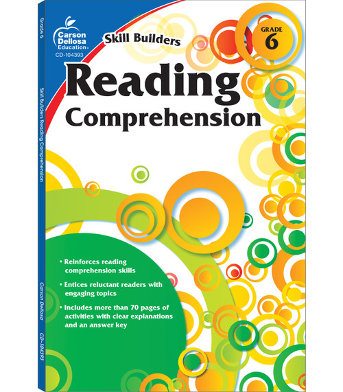 Reading Comprehension, Grade 6 - 9781936023349 by Carson Dellosa Education, 9781936023349
