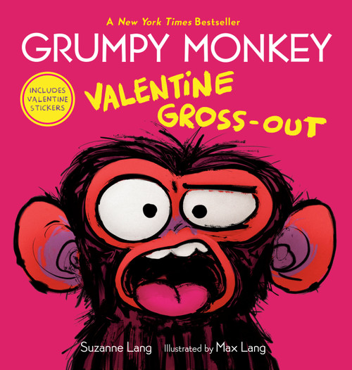 Grumpy Monkey Valentine Gross-Out (Includes Valentine Stickers) by Suzanne Lang, Max Lang, 9780593486924