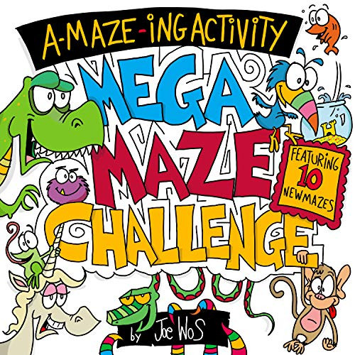 A-MAZE-ING Activity: Mega Maze Challenge by Joe Wos, 9781438089256