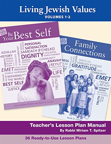 Living Jewish Values Lesson Plan Manual (Vol 1 & 2) by Behrman House, 9780874418712